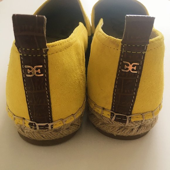 Sam Edelman Khloe Slip-On Espadrille in Lemon Zest - Picture 8 of 10